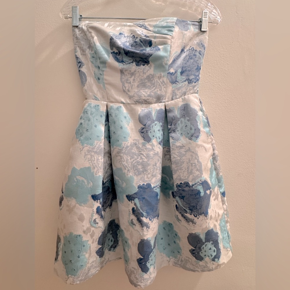 ark & co Strapless Floral  Dress